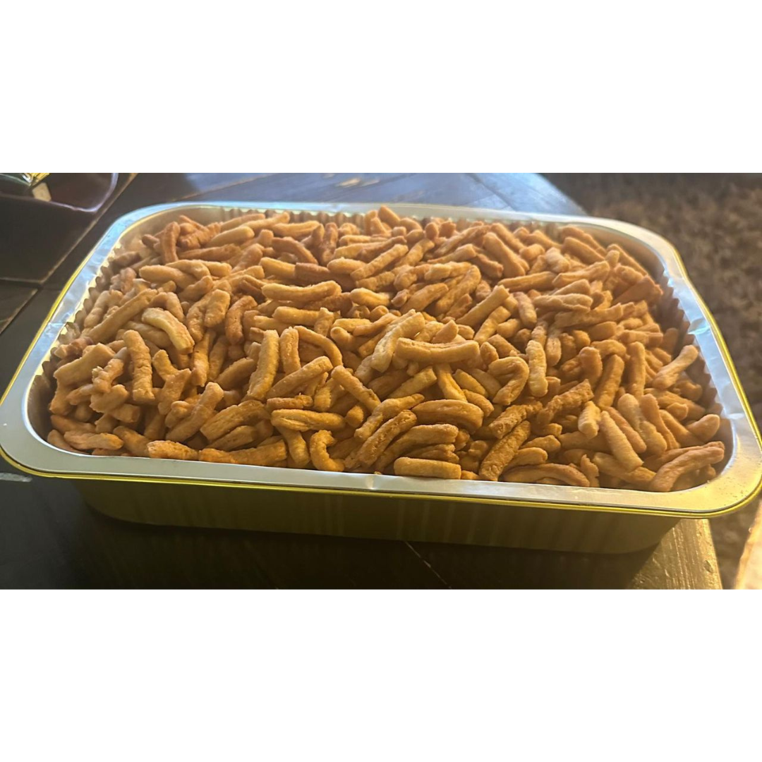 traditional African snack in a serving tray